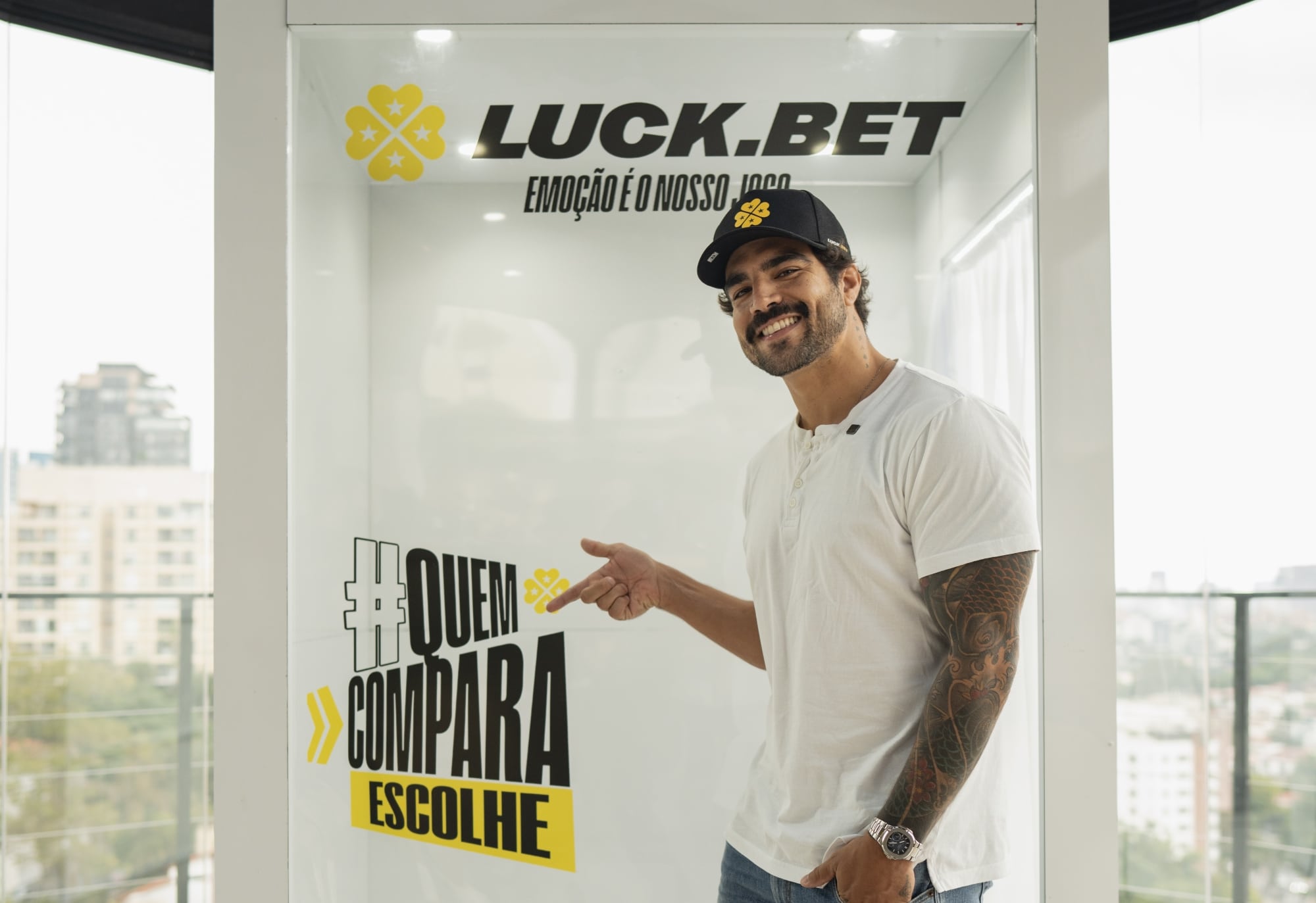 Leia mais sobre o artigo Caio Castro é o novo embaixador da Luck.bet com foco no Jogo Responsável