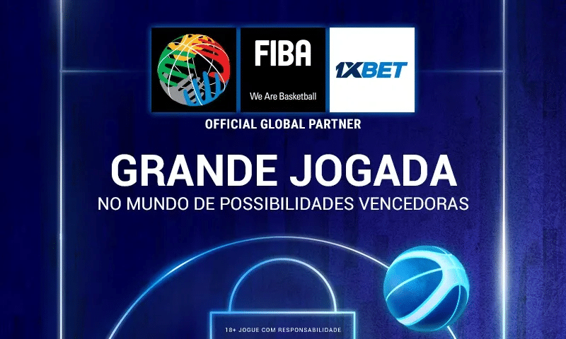 1XBet é a nova parceira global da Federação Internacional de Basquete (FIBA)