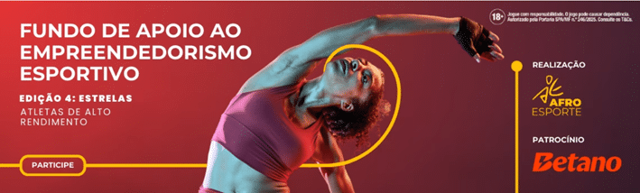 Afroesporte betano bolsa atletas negros