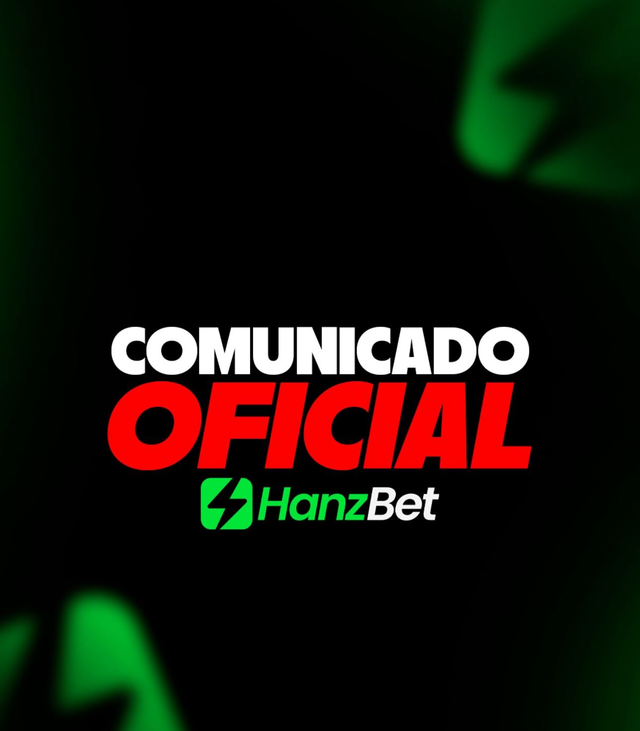 hanzbet comunicado oficial retorno bets