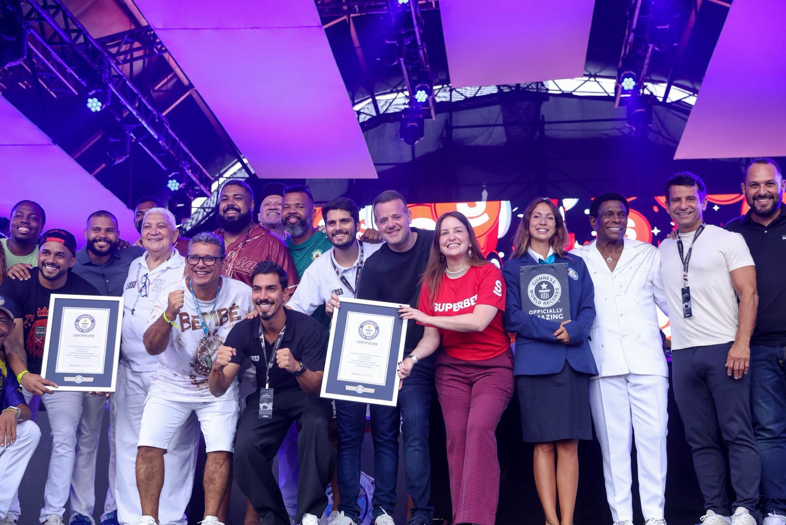 super bateria superbet Guinness fan fest Copacabana