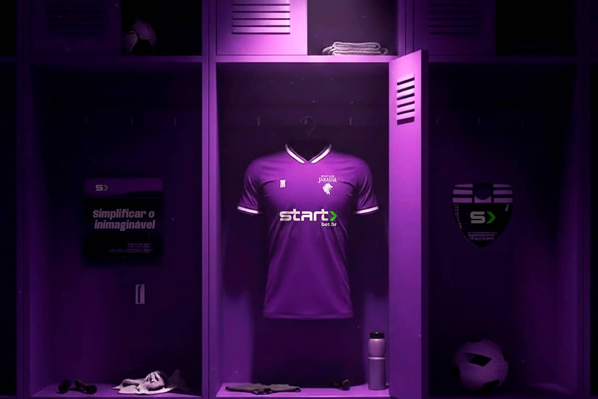 start bet jaraguá patrocinio uniforme