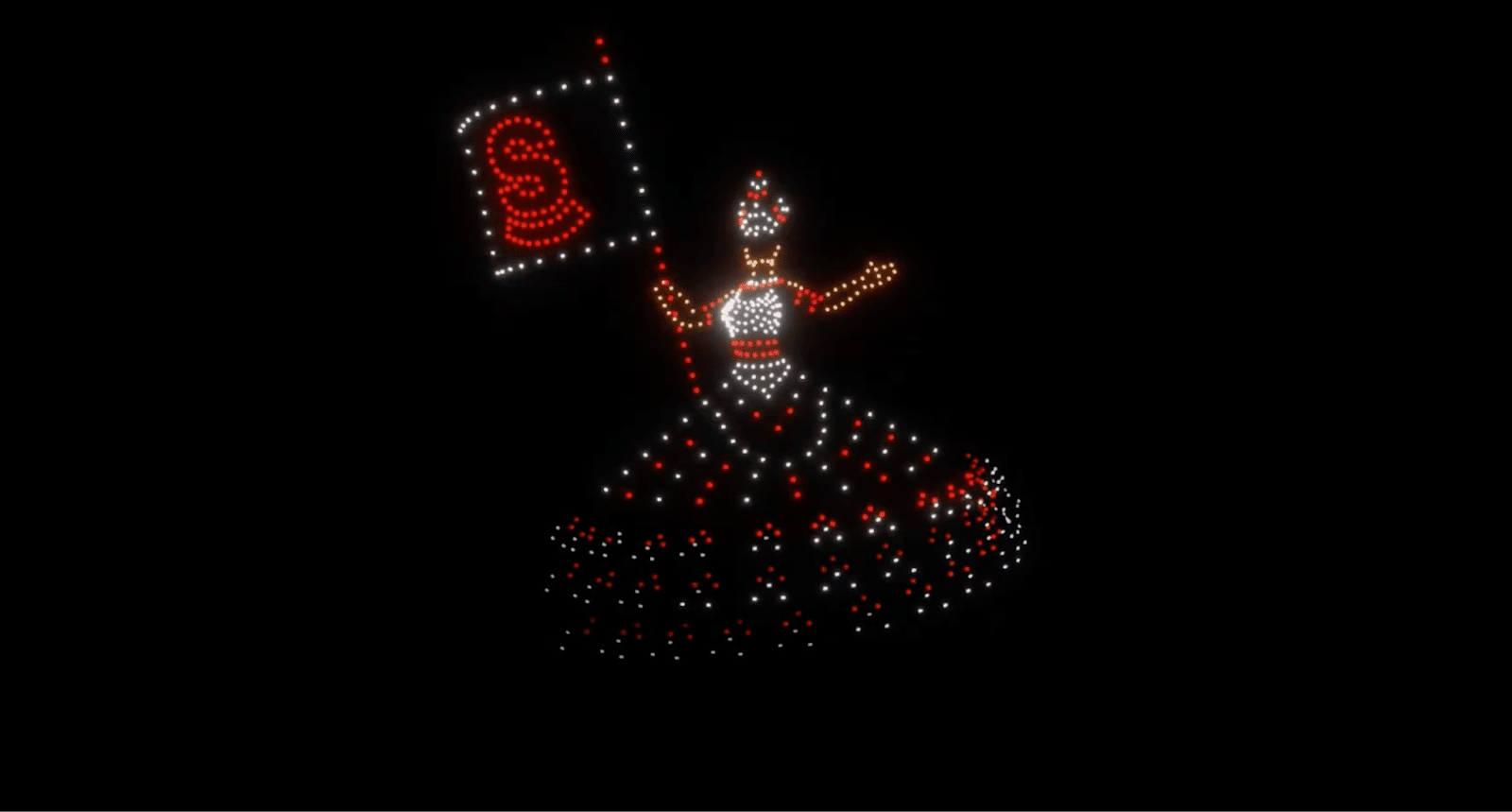 superbet Sapucaí drones explode coração