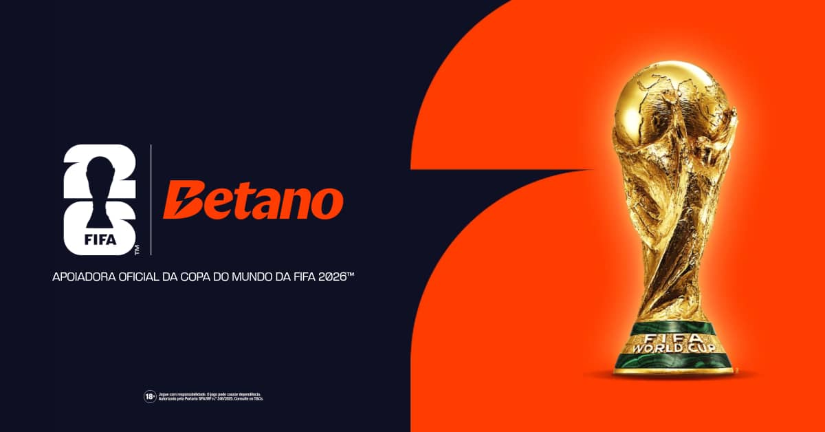 Betano é anunciada como apoiadora oficial da Copa do Mundo da FIFA 2026 para Europa e América do Sul