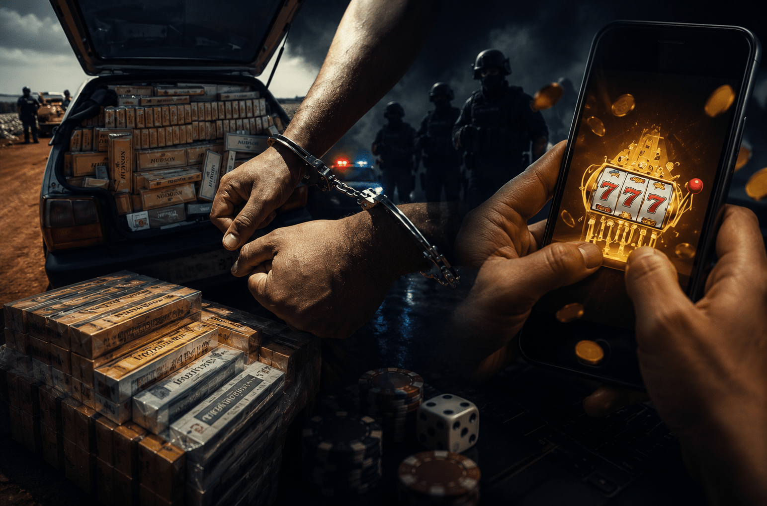 cigarros bets ilegais facções criminosas