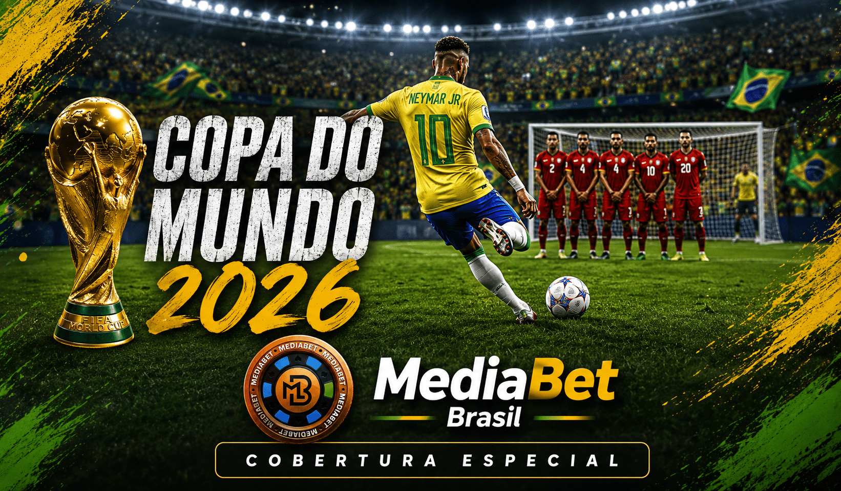 Copa do Mundo 2026 no MediaBet Brasil: Conheça os cobradores de faltas e pênaltis que podem fazer diferença na hora de apostar