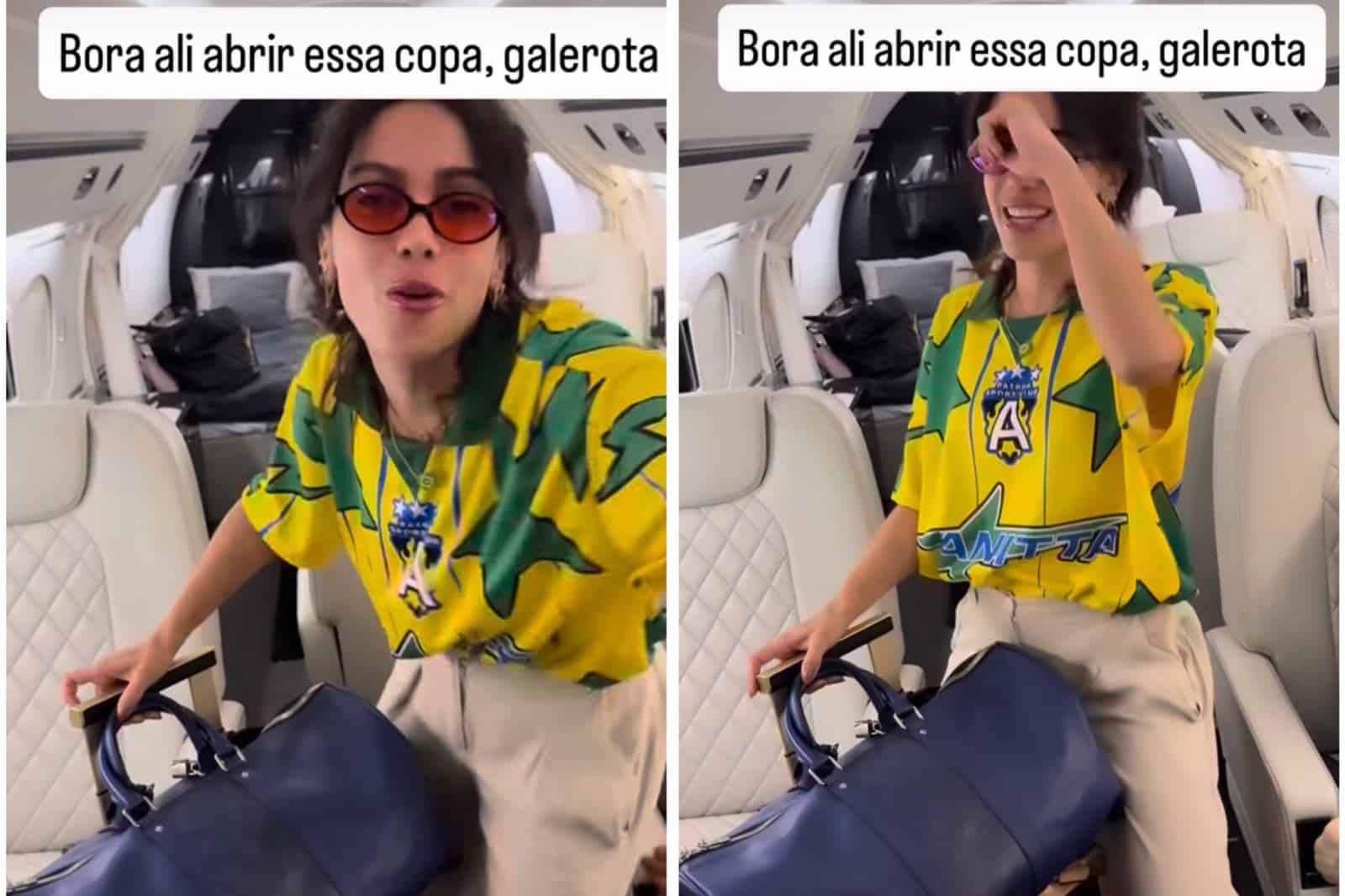 anitta no avião tigrinho copa do mundo