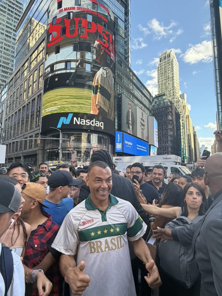 Cafu homenagem superbet times square