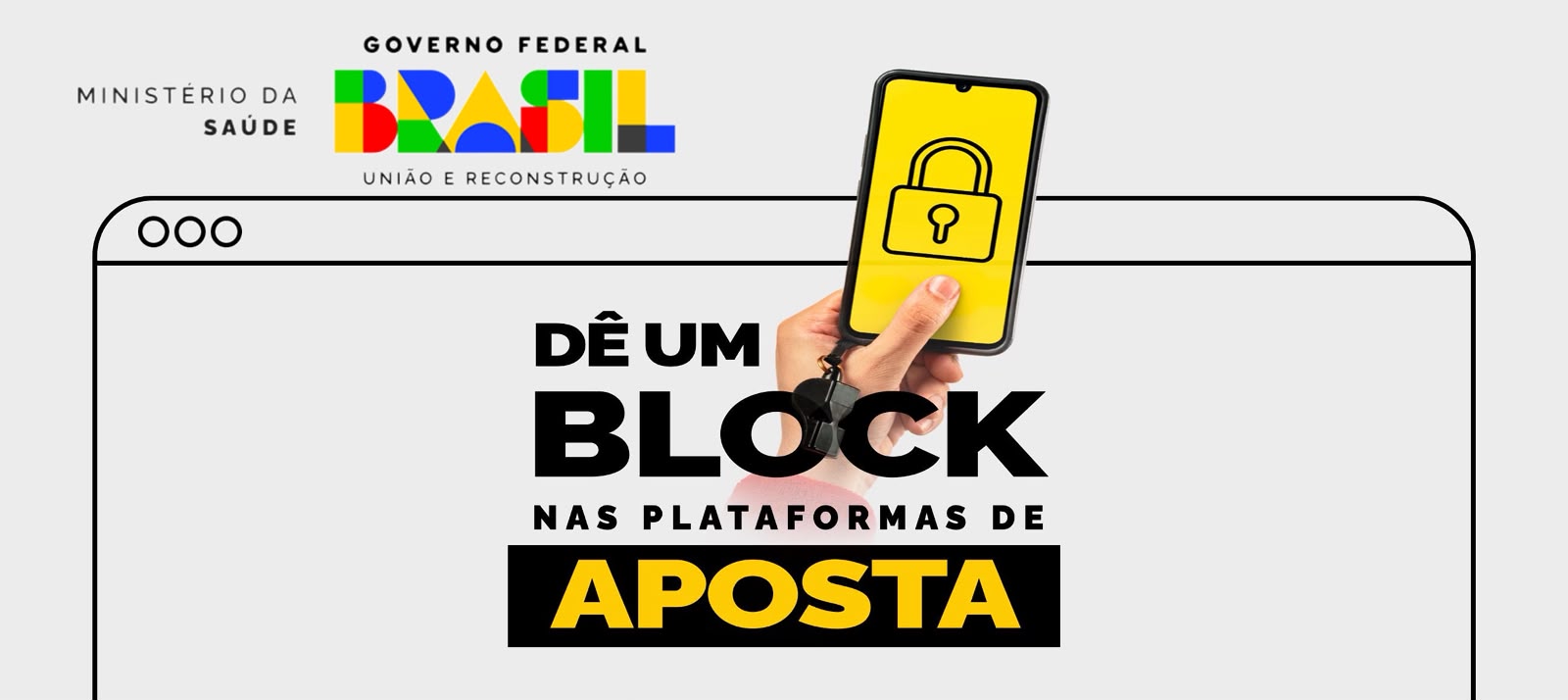 ministério da saúde campanha riscos bets