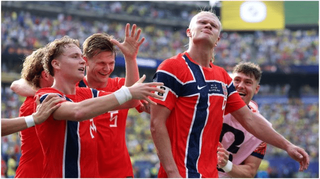 Haaland, atacante da Noruega contra Inglaterra odds bet
