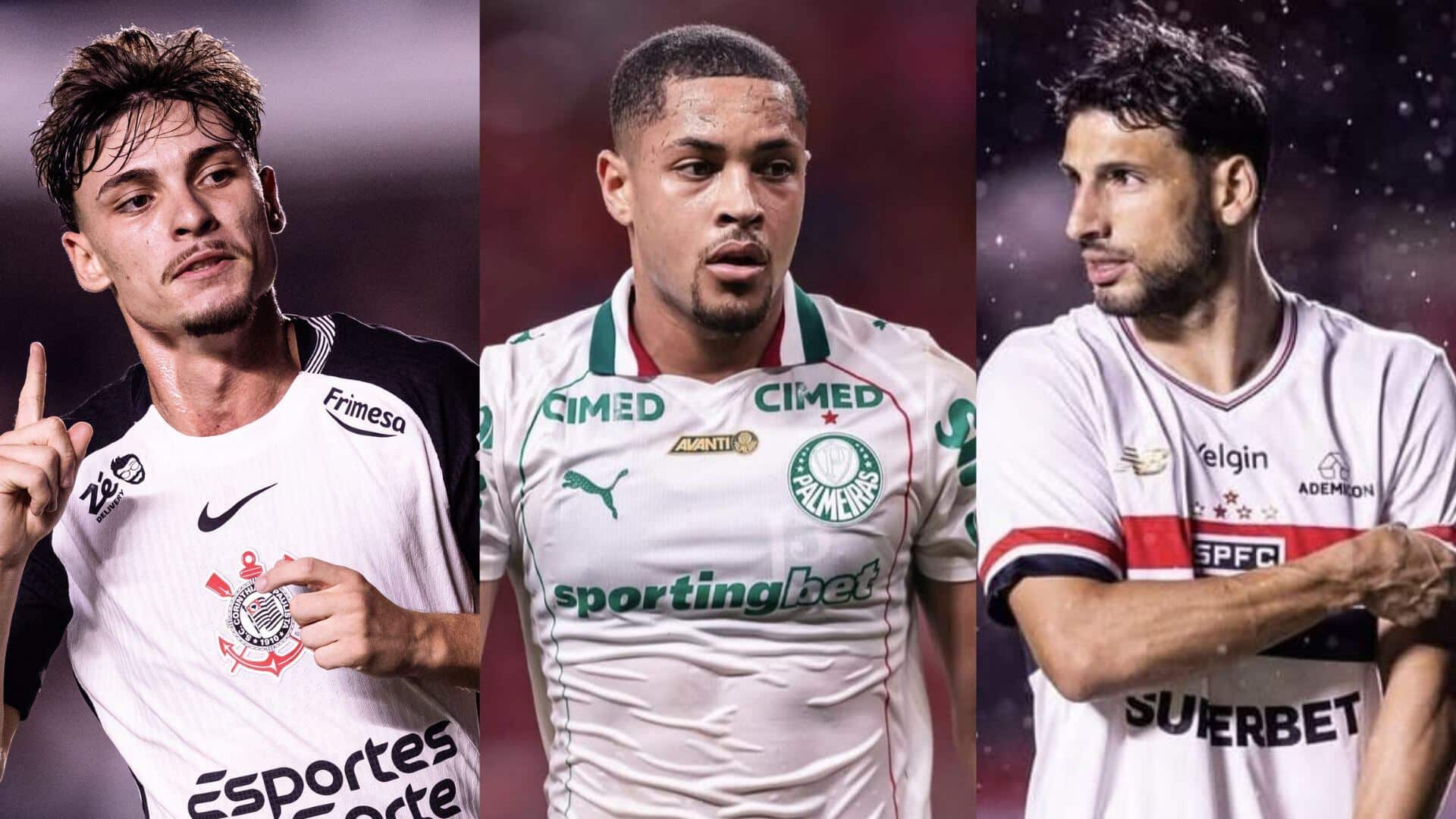 clubes de SP palmeiras São Paulo corinthians
